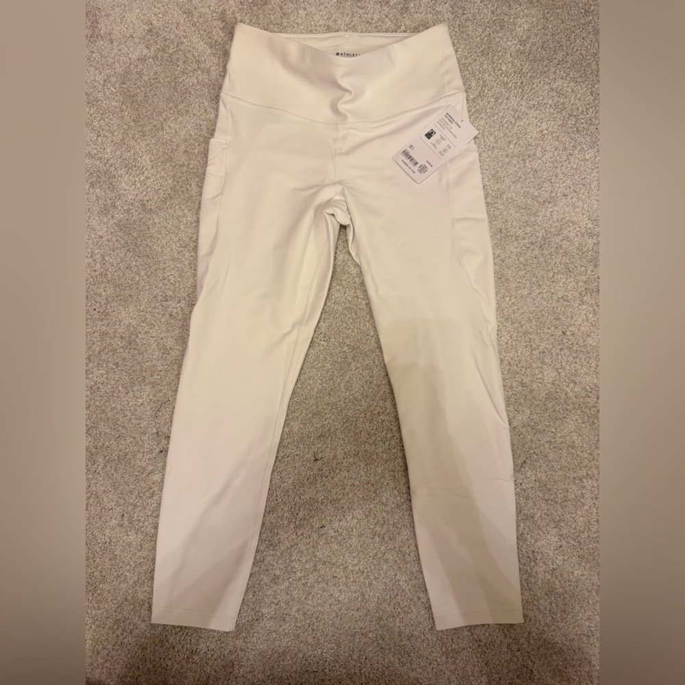 Athleta White High-Rise Leggings - Picture 1 of 4